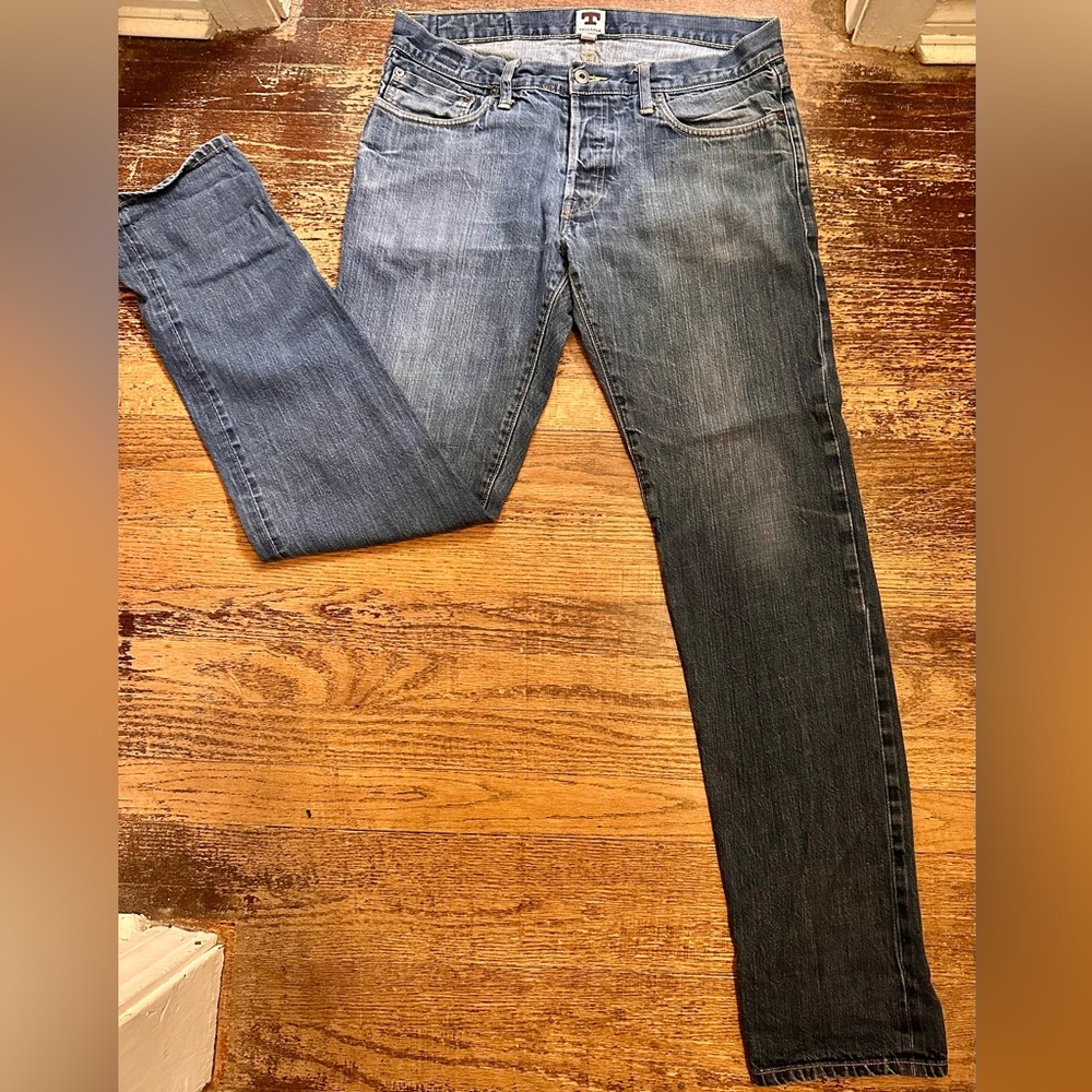 Tellason Men’s Slim Tapered Denim Jeans. 33x33